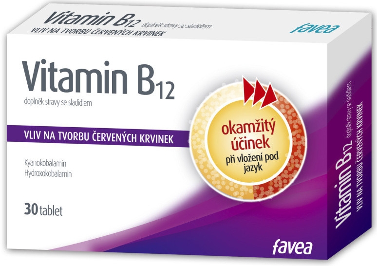 VITAMÍN B12 30TBL SUBLINQ. FAVEA
