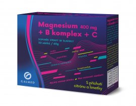 MAGNESIUM 400MG+B-KOMPLEX+VITAMIN C GALMED 30 SÁČKŮ